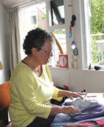 Kate Zehnter in her studio